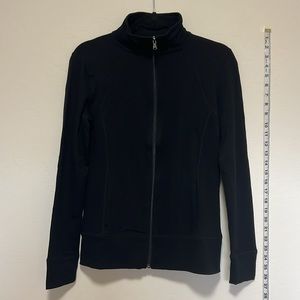 NWT TEK GEAR black full zip athletic jacket with pockets